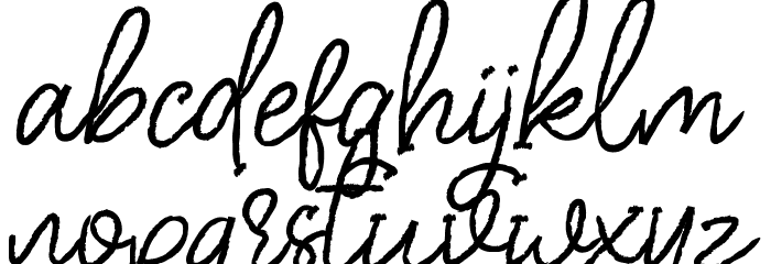 DearDisya-Standard Font LOWERCASE