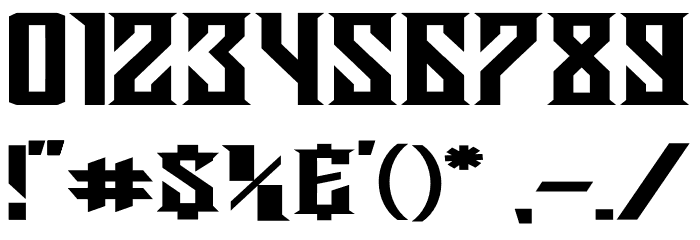 DearGod Font OTHER CHARS