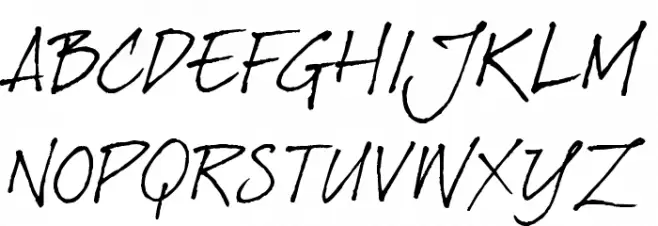 DearJoe1MS Font Litere mari