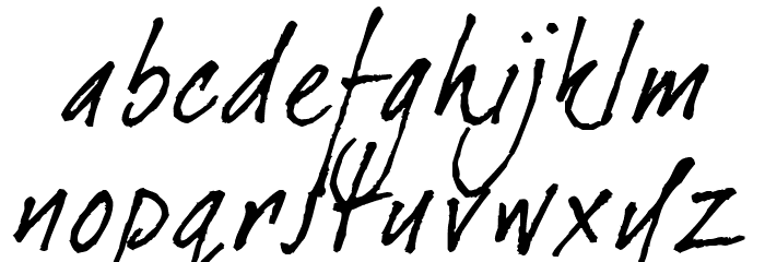 DearJoe1MS Font LOWERCASE