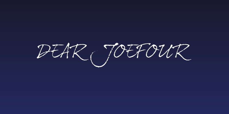 DearJoefour Social Header