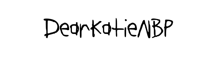 DearKatieNBP  Frei Schriftart Herunterladen