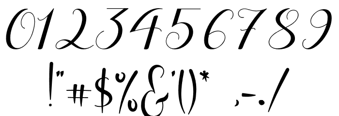 DearNatasha-Regular Font OTHER CHARS