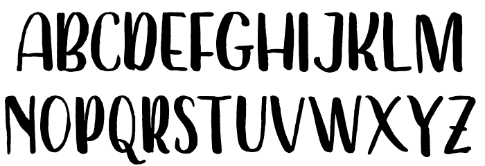 Dearday-Sans Font LOWERCASE