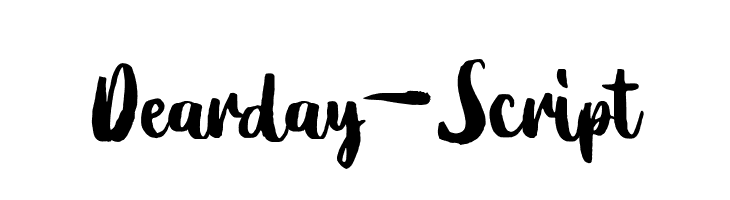 Dearday-Script  Descarca Fonturi Gratis