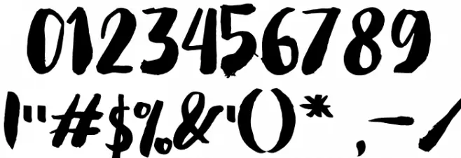 Dearday-Script Font OTHER CHARS