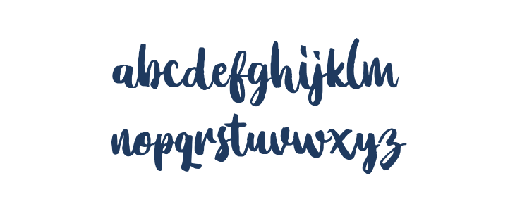 Dearday-Script Lowercase