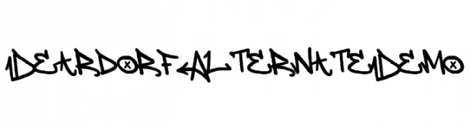 Deardorf Alternate Demo  baixar fontes gratis