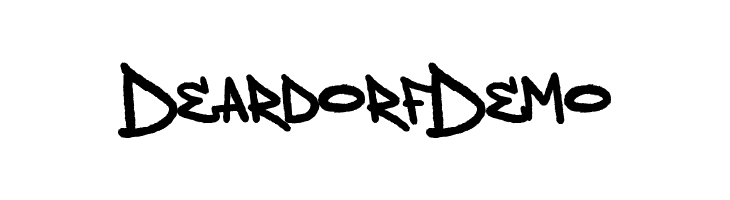 Deardorf Demo  Скачать бесплатные шрифты