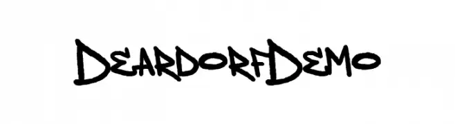 Deardorf Demo  Скачать бесплатные шрифты