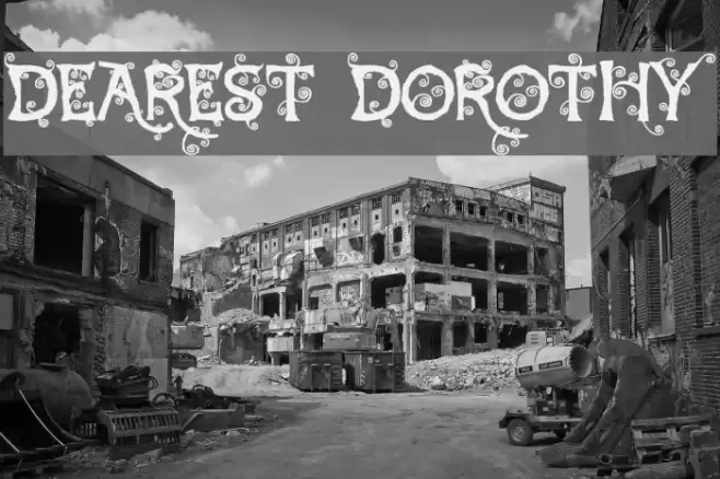 Dearest Dorothy Font examples