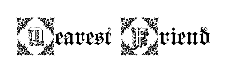 Dearest Friend  免费字体下载