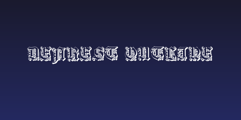 Dearest Outline Social Header