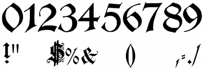 Dearest Шрифта ДРУГИЕ символов