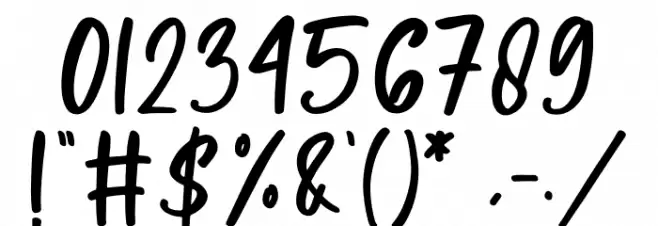 Dearest Font OTHER CHARS