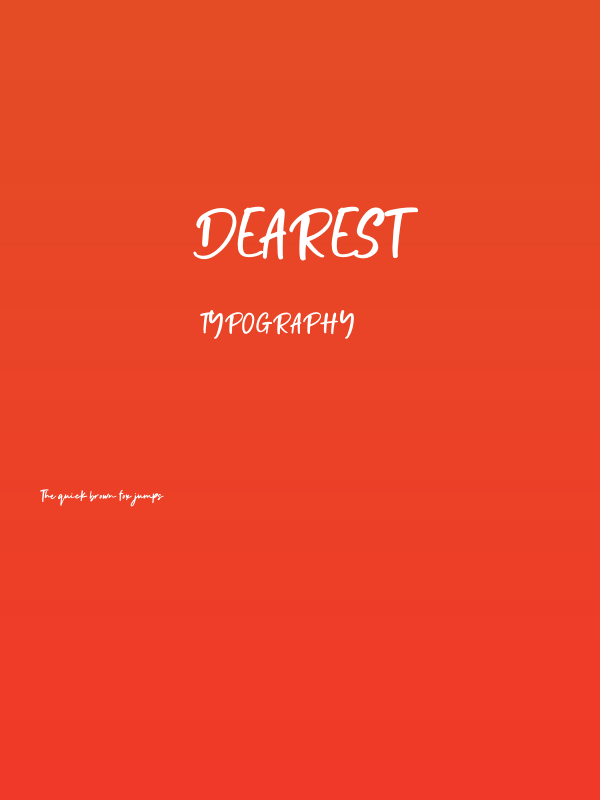 Dearest Poster