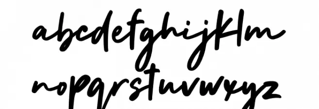 Dearest 字体 小写