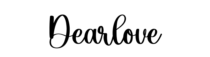 Dearlove  Скачать бесплатные шрифты