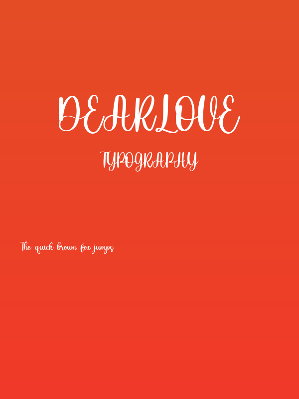 Dearlove Poster