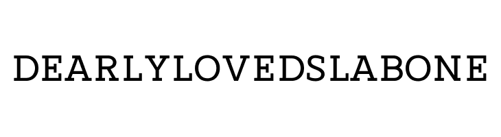 Dearly loved Slab One  Fuentes Gratis Descargar