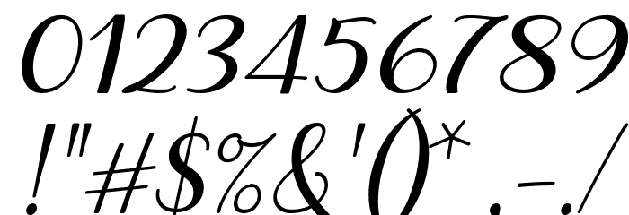 Dearly loved one Font OTHER CHARS