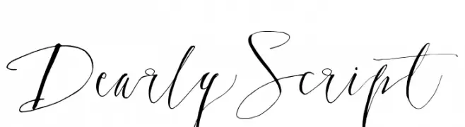 DearlyScript  baixar fontes gratis