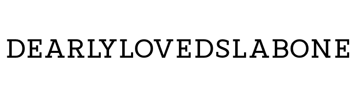 DearlylovedSlabOne  Free Fonts Download