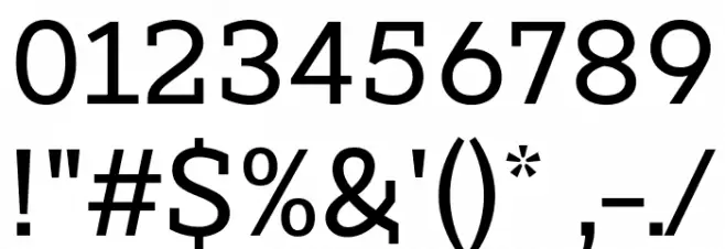 DearlylovedSlabOne Font OTHER CHARS