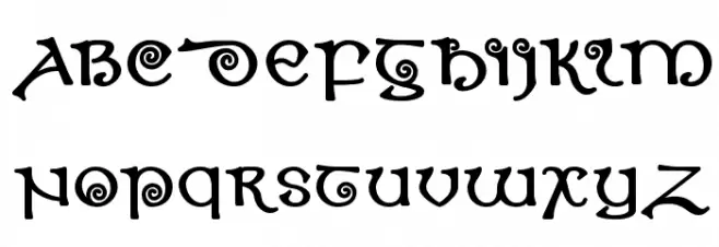 Dearmach Шрифта ВЕРХНИЙ