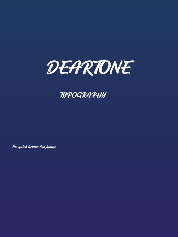 Deartone Poster