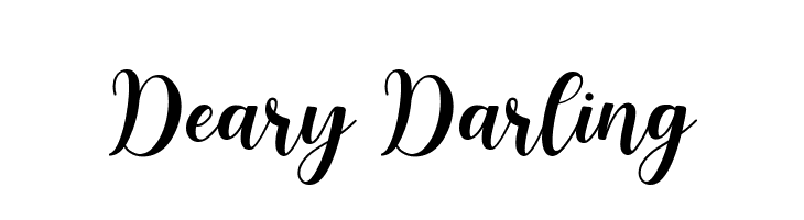 Deary Darling  baixar fontes gratis