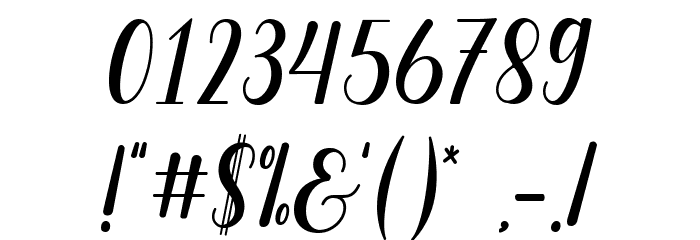 Deary Darling Font OTHER CHARS
