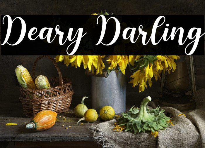 Deary Darling Example 2