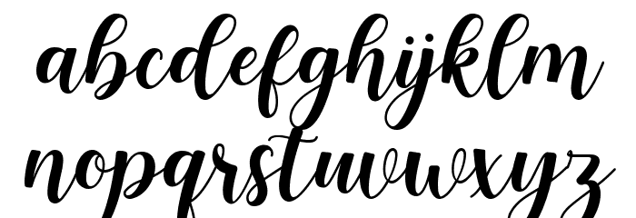 Deary Darling Font LOWERCASE