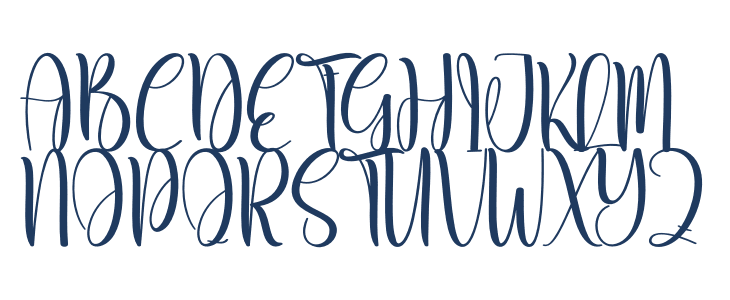 Deary February Uppercase