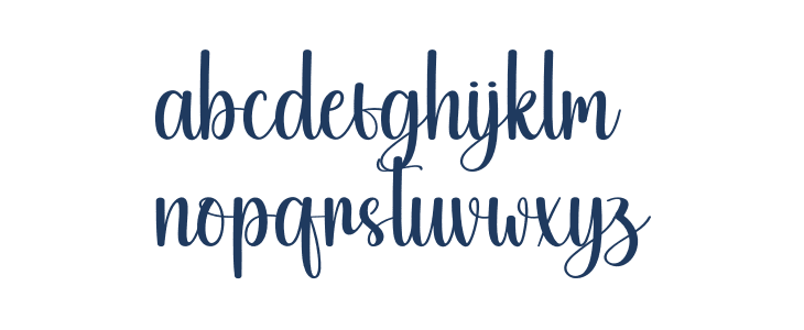 Deary February Lowercase