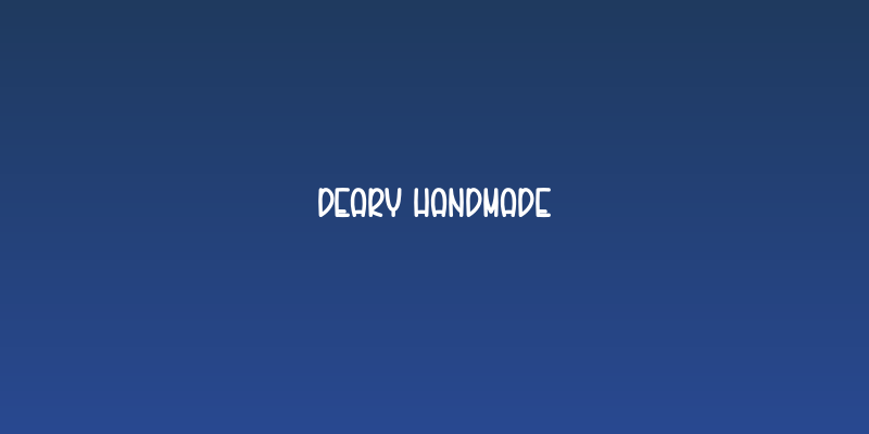 Deary Handmade Social Header