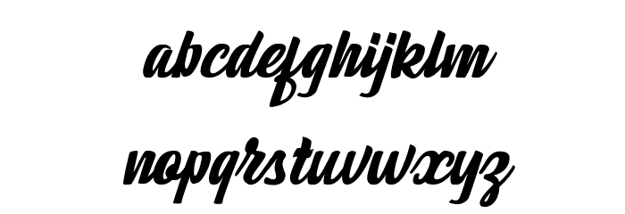 Death Before Chocolate Personal Use Font LOWERCASE
