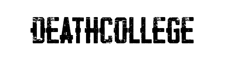 Death College  フリーフォントのダウンロード