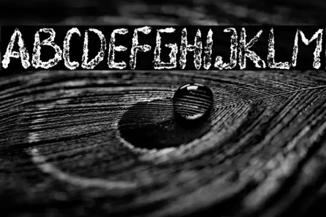 Death Demon Шрифта examples