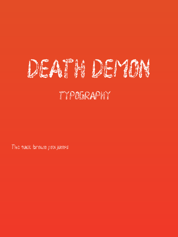 Death Demon Poster