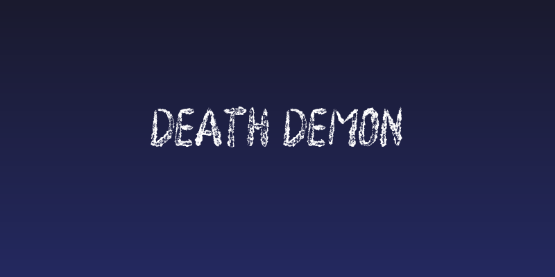 Death Demon Social Header
