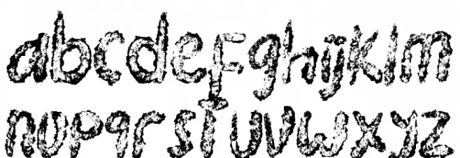 Death Demon Font LOWERCASE