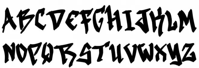 Death Festival Personal Regular Schriftart Groß
