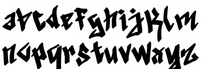 Death Festival Personal Regular फ़ॉन्ट लोअरकेस