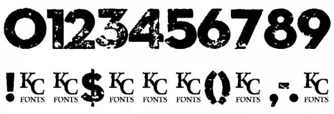 Death From Above Font OTHER CHARS