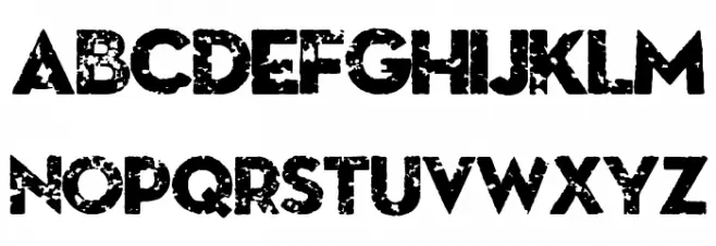Death From Above Шрифта ВЕРХНИЙ
