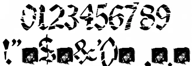 Death Fucking Metal Font OTHER CHARS