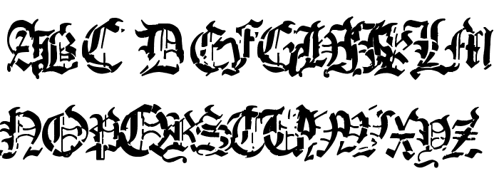 gothic metal font