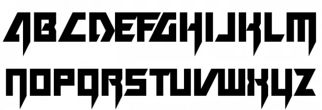Death Hector Schriftart Groß